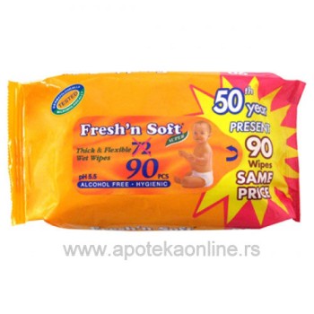 FRESH' SOFT VLAŽNE MARAMICE SUPER TOWEL 90 KOMADA - REFIL